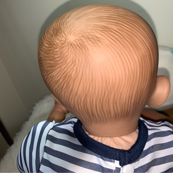 Reborn Baby Doll Boy 24” Bottle Diaper Birth Certificate Poseable - Picture 3 of 10